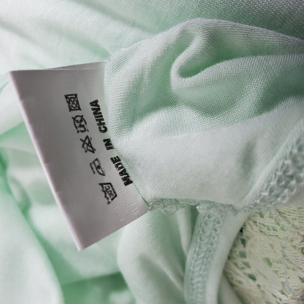 erGuo by Minty Lace Racerback Mint Side Lace Tank - Picture 8 of 8